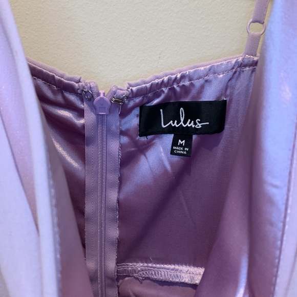 Lilac Purple Elegant Dress - Picture 5 of 6